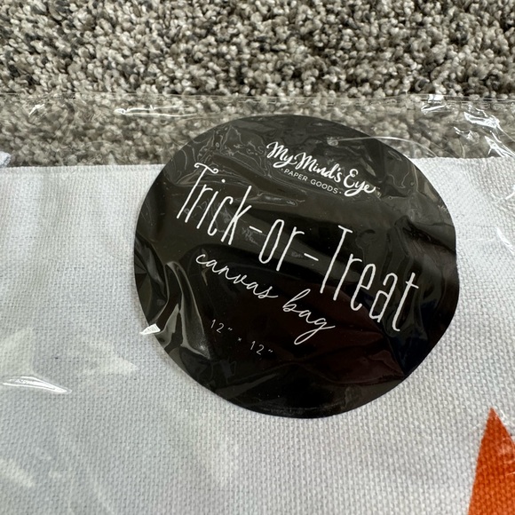 My Mind's Eye Jack-o-lantern Canvas Bag - Picture 3 of 3